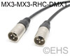 RapcoHorizon DMX1- 3 Pin Male to 3 Pin Male XLR DMX Turnaround, EHS-Built