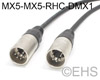 RapcoHorizon DMX1- 5 Pin Male to 5 Pin Male XLR DMX Turnaround, EHS-Built