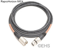 RapcoHorizon MIC4 Quad Microphone cable 3 Ft, EHS-Built