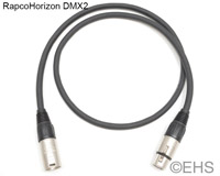RapcoHorizon DMX2- DMX 5 Pin Lighting Control Cable 25 Ft, EHS-Built
