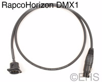 RapcoHorizon DMX1 Panel Mount Digital DMX Specialty Cable, EHS-Built