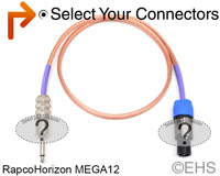 RapcoHorizon MEGA 12 Gauge Speaker Cable 2 Ft, EHS-Built