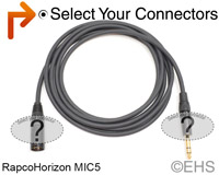 RapcoHorizon MIC5 High Grade Balanced Specialty Cable, EHS-Built