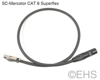 SC-Mer CAT 6 Superflex with optional EtherCon 2 Ft, EHS-Built