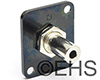Switchcraft EH35MM2B 3.5mm Feed through Panel Mount Black